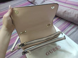 Сумка женская Guess Elliana Flap Over 73 Ментоловая (H2000029559938) фото от покупателей 3