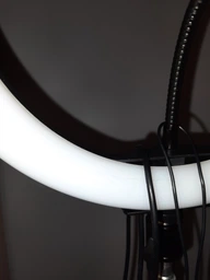 Набор блогера 4в1 Кольцевая лампа Ring Light RGB 26см со штативом 2м + микрофон петличка + пульт Bluetooth фото от покупателей 2