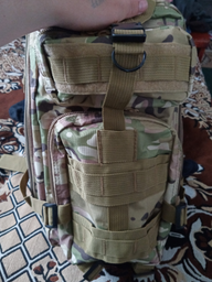 Тактичний штурмовий рюкзак Armour Tactical М25 Oxford 600D (з системою MOLLE) 25 літрів Чорний T410 фото от покупателей 6