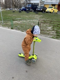 Самокат Globber Primo Lights 3 колеса с подсветкой до 50 кг 3+ Зеленый (423-106-3)