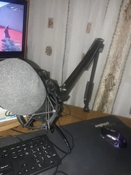 Штатив для мікрофона 108 см з XLR кабелем / Тримач / Стійка Пантограф фото від покупців 7