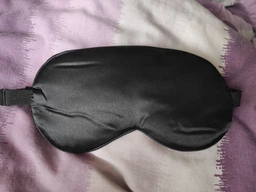 Шелковая маска для сна Silenta Silk Black + беруши (128000) фото от покупателей 5