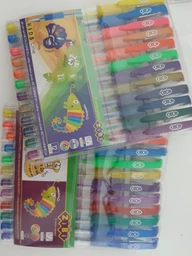 Набір гелевих ручок 12 шт ZiBi Neon-Glitter 12 кольорів (ZB.2204-99) фото від покупців 3