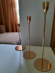 Набор подсвечников REMY-DECOR Гамлет золото 23см 28см 33см декор для дома и интерьера 3 шт. 20999 фото от покупателей 2
