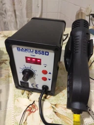 Термоповітряна паяльна станція BAKKU BK-858D з цифровою індикацією фен для ремонту електроніки 400 Вт 450 ºC (LO-TH_11C) фото від покупців 1