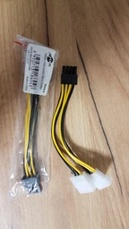 Кабель-перехідник 8 pin - 2*Molex 4 pin 15см ATCOM для живлення відеокарти (8604) фото від покупців 6