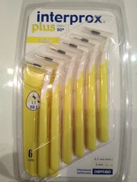 Щетки межзубные Dentaid Interprox Plus 2G Mini 1.4 мм 6 шт (8427426006270)