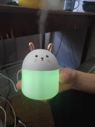 Увлажнитель очиститель воздуха ночник 3 в 1 Котик Humidifier Meng Chong USB с LED подсветкой