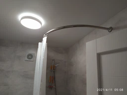Карниз для ванної Комфорт кутовий 150×70 фото від покупців 2
