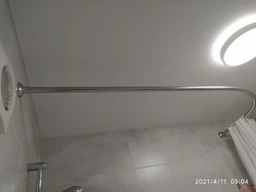 Карниз для ванної Комфорт кутовий 150×70 фото від покупців 3
