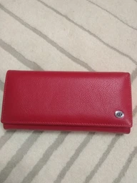 Женский красный кошелёк из натуральной кожи ST Leather 18875 Красный фото от покупателей 2