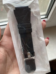 Силіконовий ремінець Watchbands для Samsung Galaxy Gear S3 / Samsung Galaxy Watch 46mm - чорний (WB001GALAXYBLACK20) фото від покупців 6