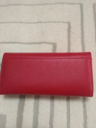 Женский красный кошелёк из натуральной кожи ST Leather 18875 Красный фото от покупателей 3