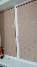 Ролета тканинна INROLL Есо-Mini 82,5х165 см Ikea Помаранчевий 2086 фото від покупців 12