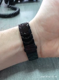 Ремешок MiJobs V-shape металлический для Xiaomi Mi Band 6/5/4/3 Silver (MJ5VMS004S) фото от покупателей 14