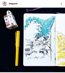 Скетчбук Moleskine Art 11.5 х 18 см 104 страницы без линовки Черный (8053853603098)