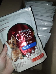 Сухий корм для собак малих порід Purina One Mini 1,5 кг (яловичина та рис) фото от покупателей 11