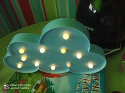 Декоративний LED-світильник-нічник Хмарка 30 см UFT Funny Lamp Cloud на батарейках (uftfunnylampcloud) фото від покупців 5