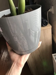 Горшок для цветов Toscana Krugla-17 3 л оранжевый Form-Plastic фото от покупателей 2