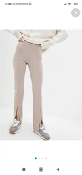 Брюки из искусственной кожи женские LiLove 072 44 (М) Бежевые (ROZ6400033692) фото от покупателей 3