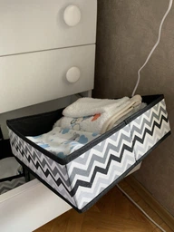 Короб складной Handy Home Zigzag с пластиковым органайзером 30х30х10 см (ZSH-06) фото от покупателей 2