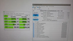 SSD диск Kingston A2000 500GB NVMe M.2 2280 PCIe 3.0 x4 3D NAND TLC (SA2000M8/500G)