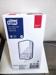 Диспенсер TORK для туалетной бумаги в рулонах Mid-size на 2 рулона черный 557508
