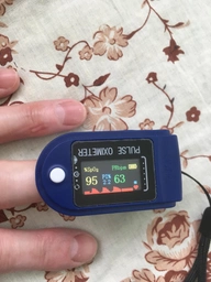 Пульсоксиметр на палец измерения кислорода в крови оксиметр Pulse Oximeter PAVLYSH JZK LK88 P-01 пульсометр електронный фото від покупців 3