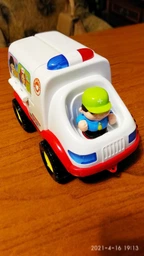 Дитяча машинка, розвиваюча музична іграшка "Швидка допомога" Hola Toys. фото від покупців 1