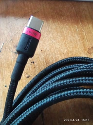 Кабель Baseus Cafule Fast Charging Type-C to Type-C PD100W 100 см (CATKLF-SCG1) Black фото від покупців 2