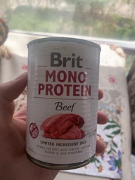 Консервированный корм для собак с говядиной Brit Mono Protein Beef 400 г