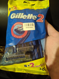 Одноразові станки для гоління (Бритви) чоловічі Gillette 2 10 шт (8700216169028) фото від покупців 5