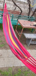 Гамак 200х100 см Time Eco 1836 Хлопок / Полиэстр одноместный фото от покупателей 2