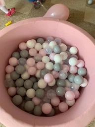 Дитячий сухий басейн + кульки на вибір (рожевий) фото від покупців 1