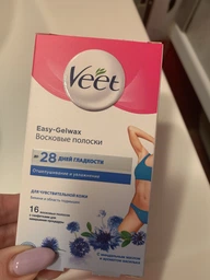 Восковые полоски Veet для линии бикини и области подмышек 16 шт (4640018991929/4680012390977) фото от покупателей 1