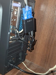 Адаптер Value HDMI - VGA M/F со звуком и питанием от USB Белый (S0230) фото от покупателей 1