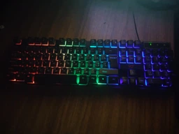 Клавиатура проводная HAVIT HV-KB504L с цветной подсветкой USB Black фото от покупателей 4