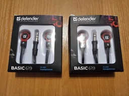 Наушники Defender Basic-619 Black-Red фото от покупателей 7