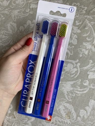 Набор зубных щеток Curaprox CS 5460 Ultra Soft ультра-мягкая Белая + Синяя + Розовая 3 шт (CS5460/3-01) фото от покупателей 4
