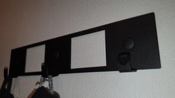 Крючки Настенные 25см х 5см Glozis Kanto Black H-083 фото от покупателей 2
