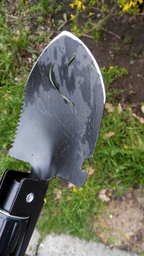 Лопата саперная складная Камуфляж H-138, Чехол, Черная (t075) фото от покупателей 2