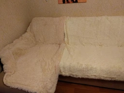 Плед Євро KOLOCO "Травка" 220 х 240 см (37800) Сіро-блакитний фото від покупців 6