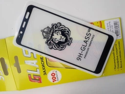 Защитное стекло для Samsung J600 Galaxy J6 (2018) Full Glue (0.3 мм, 2.5D) черное фото от покупателей 4