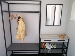Зеркало настенное 70 х 50 см на основе ЛДСП (ZN1 черное) фото от покупателей 1