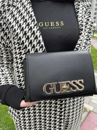Сумка жіноча Guess Uptown Chic Mini 563 Жовта (H2000029597893) фото від покупців 18