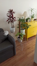 Комплект металлических подставок для цветов и вазонов Adore Décor "Скандинавские", черный фото от покупателей 16