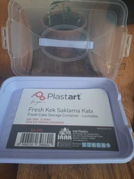Тортовница Irak Plastik прямоугольная 44.5х31 см Сиреневая SA-215 (5292kmd)