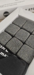 Камені для віскі Whiskey Stone набір 9 шт та мішечок для зберігання (AW010523) фото від покупців 6