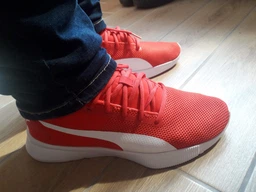 Чоловічі кросівки для бігу Puma Flyer Runner 19225709 44 (9.5UK) 28.5 см Black-White (4060979463318) фото від покупців 1