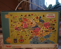 Пазли класичні "Карта України" 300706, 100 елементів фото от покупателей 9